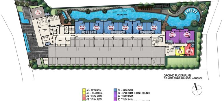 Master Plan of อริสโต้ 1 - Photo 1