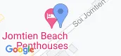 地图概览 of Jomtien Beach Penthouses