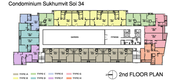 แปลนพื้นอาคาร of ไทดี้ ดีลักซ์ สุขุมวิท 34