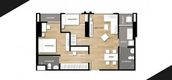 Unit Floor Plans of Niche Mono Ratchavipha