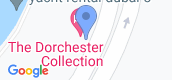 Map View of The Residences Dorchester Collection Dubai