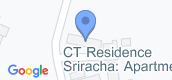 ทำเลที่ตั้ง of CT Residence Sriracha