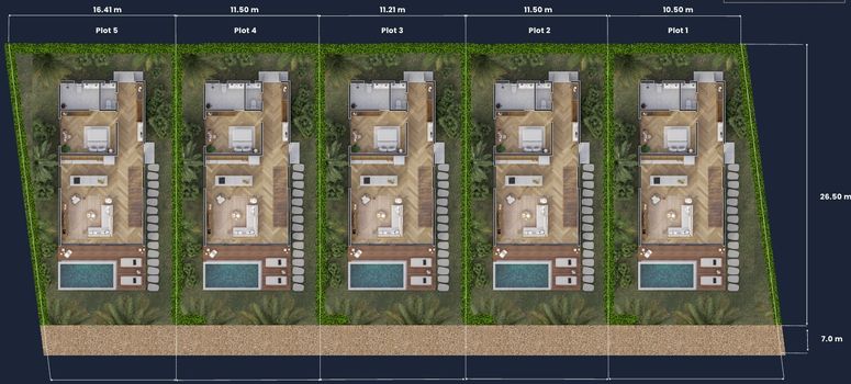 Master Plan of เกาะลันตา ทรอปิคอล วิลล่า - Photo 1