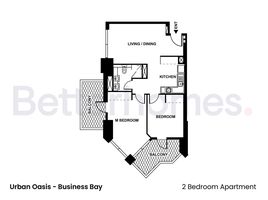 2 Bedroom Condo for sale at Urban Oasis, Al Habtoor City, Business Bay