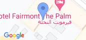 मैप व्यू of The Fairmont Palm Residence North