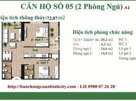 2 Schlafzimmer Wohnung zu verkaufen im An Bình City, Co Nhue