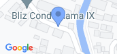 Просмотр карты of Bliz Condominium Rama 9 - Hua Mak