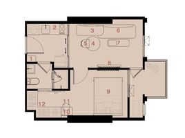 1 Schlafzimmer Appartement zu verkaufen im Reference Ekkamai, Khlong Tan Nuea