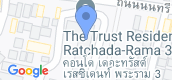 Map View of The Trust Residence Ratchada-Rama 3