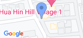 Просмотр карты of Hua Hin Hill Village 1