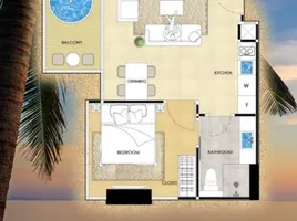 1 Schlafzimmer Wohnung zu verkaufen im The Riviera Ocean Drive, Nong Prue, Pattaya
