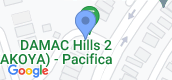 मैप व्यू of DAMAC Hills 2 (AKOYA) - Pacifica