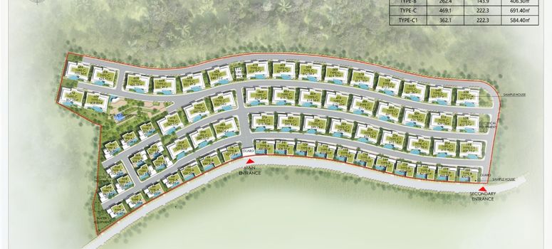 Master Plan of Ayana Luxury Villas - Photo 1