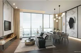 Condo with 3 Bedrooms and 3 Bathrooms is available for sale in Bangkok, Thailand at the Park Origin Thonglor development