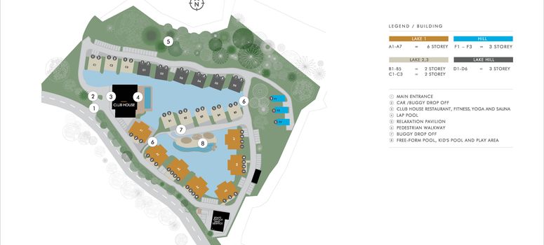 Master Plan of MGallery Residences, MontAzure Lakeside - Photo 1
