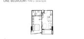 Unit Floor Plans of One Altitude Charoenkrung