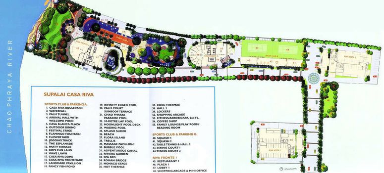 Master Plan of Supalai Casa Riva - Photo 1