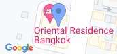地图概览 of Oriental Residence Bangkok