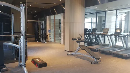 3D视图 of the Fitnessstudio at Circle Living Prototype