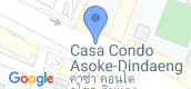 Map View of Casa Condo Asoke-Dindaeng