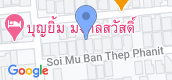 地图概览 of Baan Theppanich