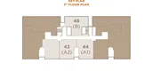 Планы этажей здания of The Private Residence Rajdamri