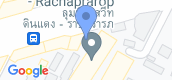 地图概览 of Lumpini Suite Dindaeng-Ratchaprarop