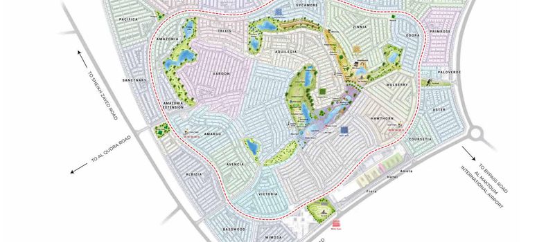 Master Plan of D2 - Damac Hills 2 - Photo 1