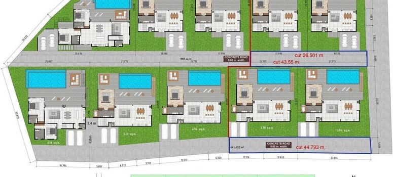 Master Plan of โอเชี่ยน วิว วิลล่า - Photo 1