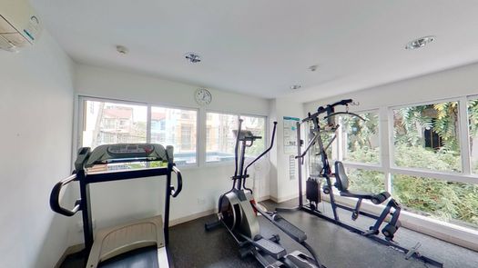 3D视图 of the Communal Gym at Residence 52