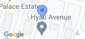 지도 보기입니다. of Hyati Avenue
