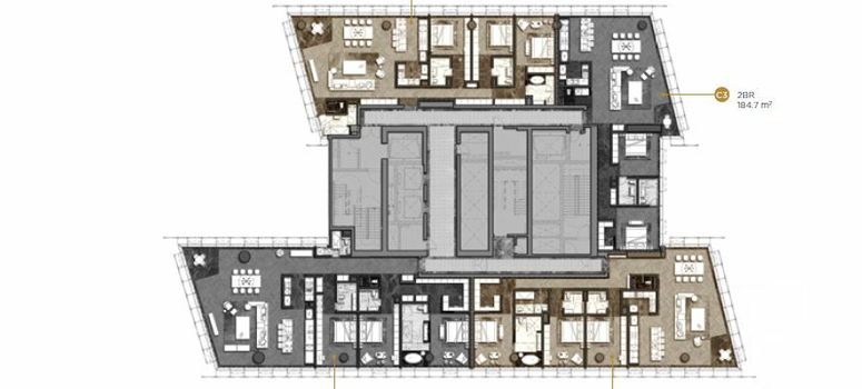 Master Plan of The Vertex Private Residence - Photo 4