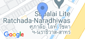 Map View of Supalai Lite Ratchada Narathiwas