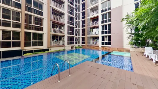 3D Walkthrough of the สระว่ายน้ำ at The Master Sathorn Executive