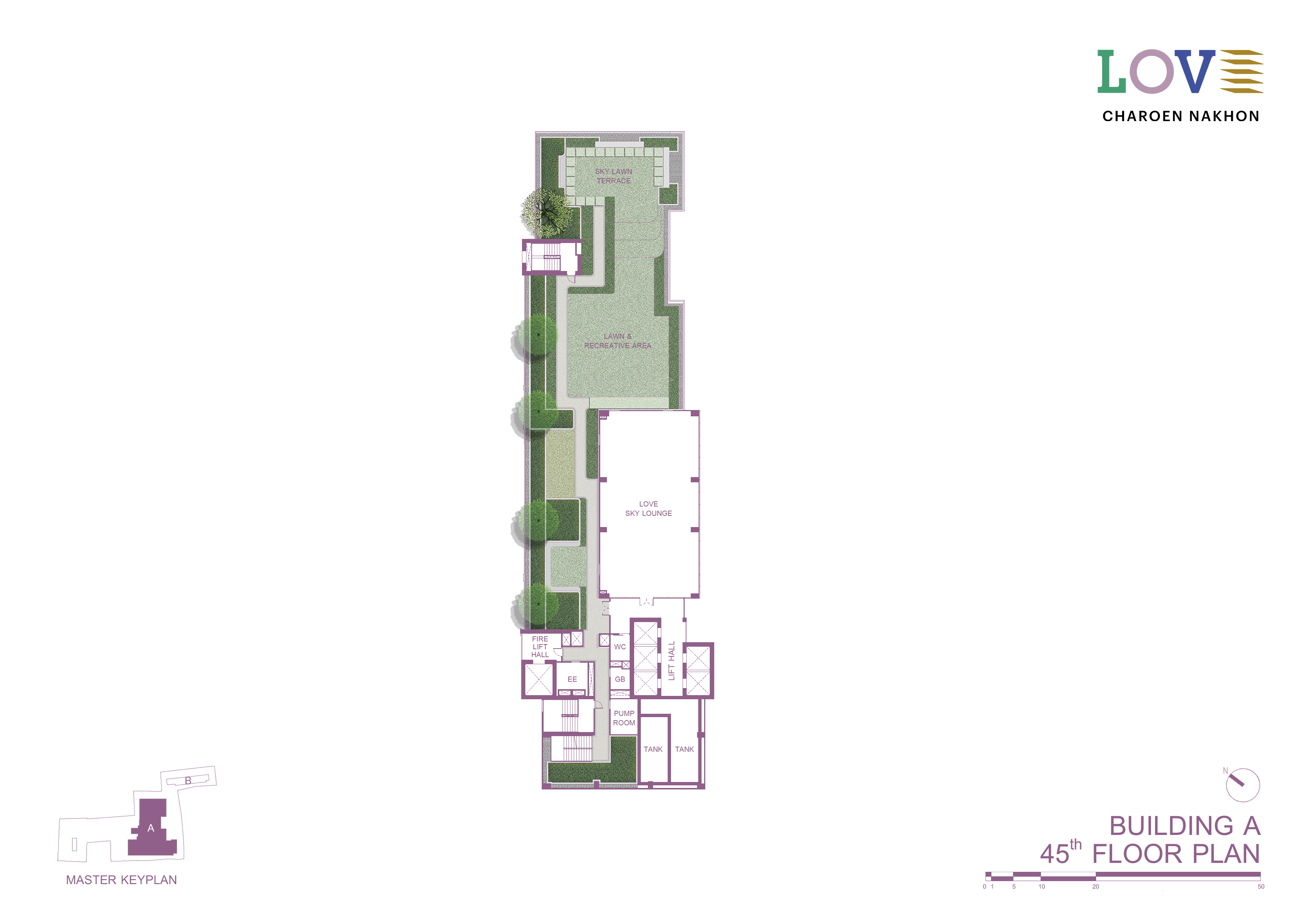 Building Floor Plan of เลิฟ เจริญนคร - ชั้น ชั้นดาดฟ้า
