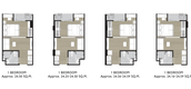 Unit Floor Plans of IVORY Ratchada-Ladprao