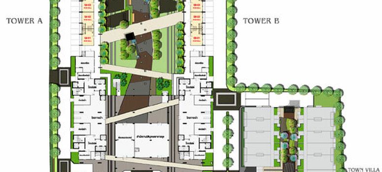 Master Plan of Lumpini Park Riverside Rama 3 - Photo 1