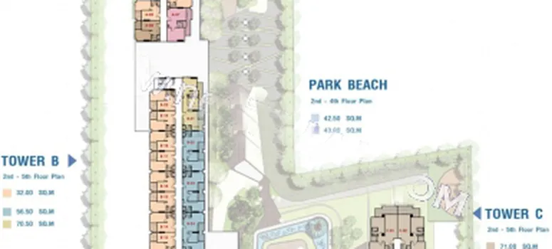 Master Plan of Lumpini Park Beach Jomtien - Photo 1