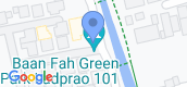 Map View of Baan Fah Green Park Ladprao 101