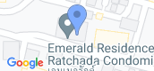 Map View of Emerald Residence Ratchada