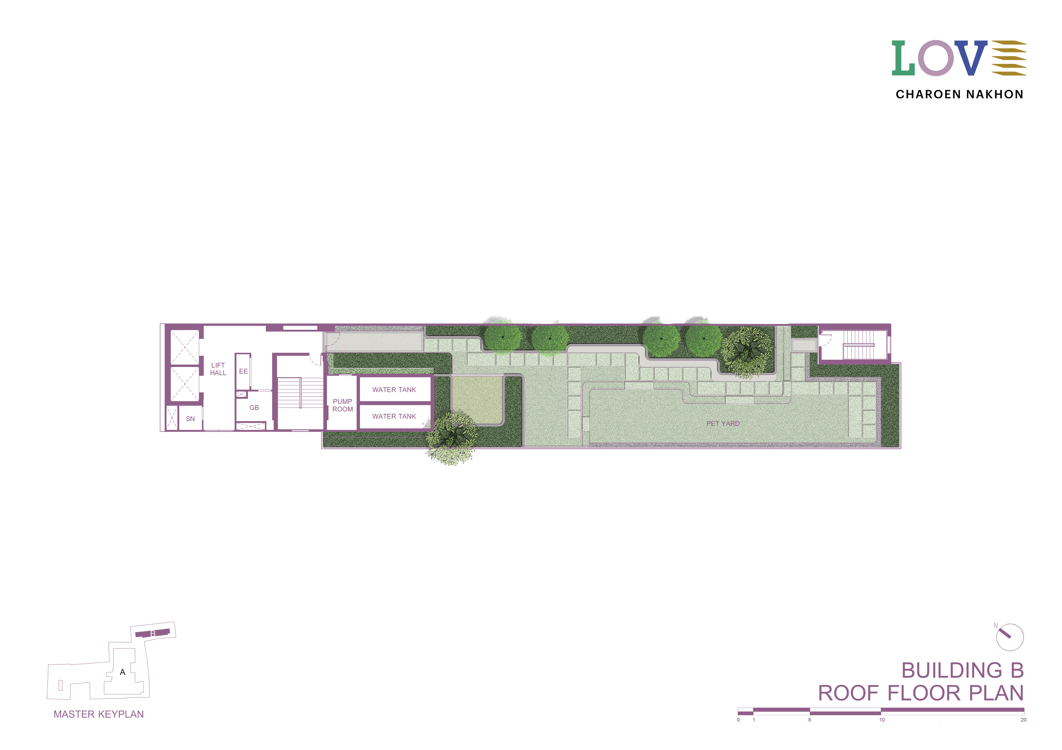 Building Floor Plan of เลิฟ เจริญนคร - ชั้น ชั้นดาดฟ้า