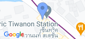 地图概览 of Centric Tiwanon Station