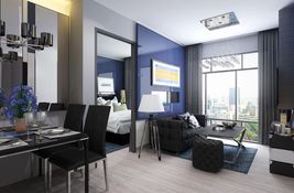 Condo with 1 Bedroom and 1 Bathroom is available for sale in Bangkok, Thailand at the Metro Sky Prachachuen development