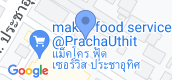 Map View of The Cube Pracha Uthit