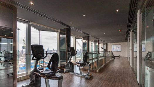 3D视图 of the Communal Gym at Life Asoke Rama 9