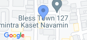 Map View of Bless Town Ramintra 127