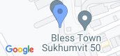 地图概览 of Bless Town Sukhumvit 50