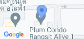 Просмотр карты of Plum Condo Rangsit Alive