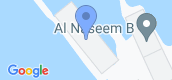 عرض الخريطة of Al Naseem Residences C