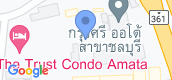 Просмотр карты of The Trust condo Amata